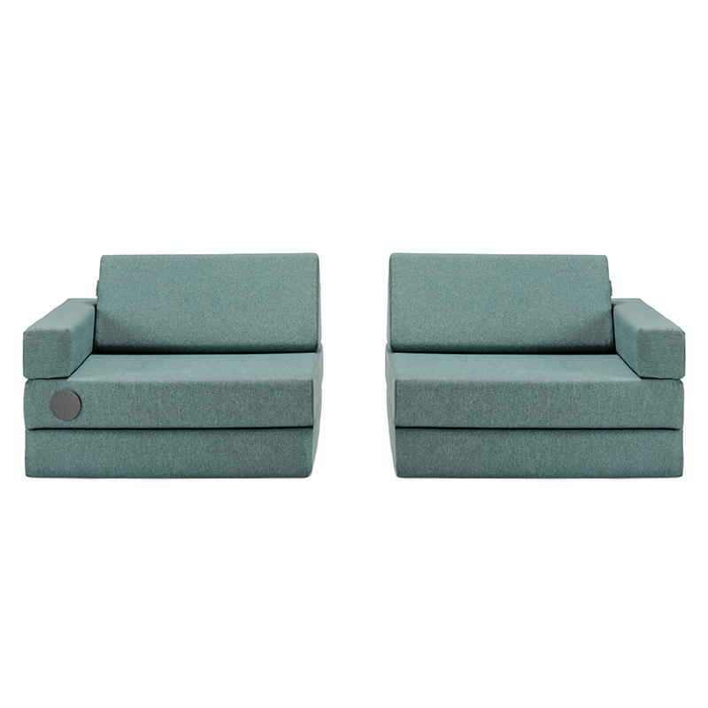 Modulares Spielsofa von Wonderwuzz in der Farbe Paw Petrol in zwei Teilen 