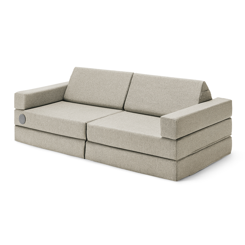 Wonderwuzz Spielsofa mit 8 modularen Teilen 'Oh so sofy' in der Farbe Beigemarie