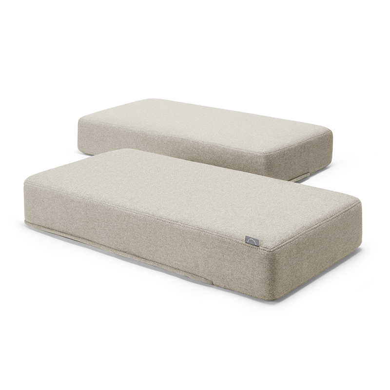 Sitzflächen des Wonderwuzz Spielsofa mit 8 modularen Teilen 'Oh so sofy' in der Farbe Beigemarie