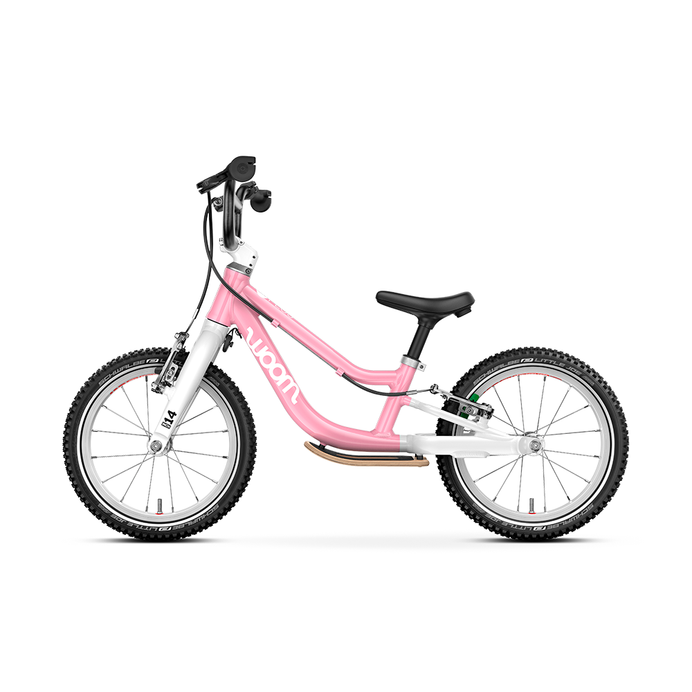 Woom GO 1 Plus Balance Bike Powder Pink