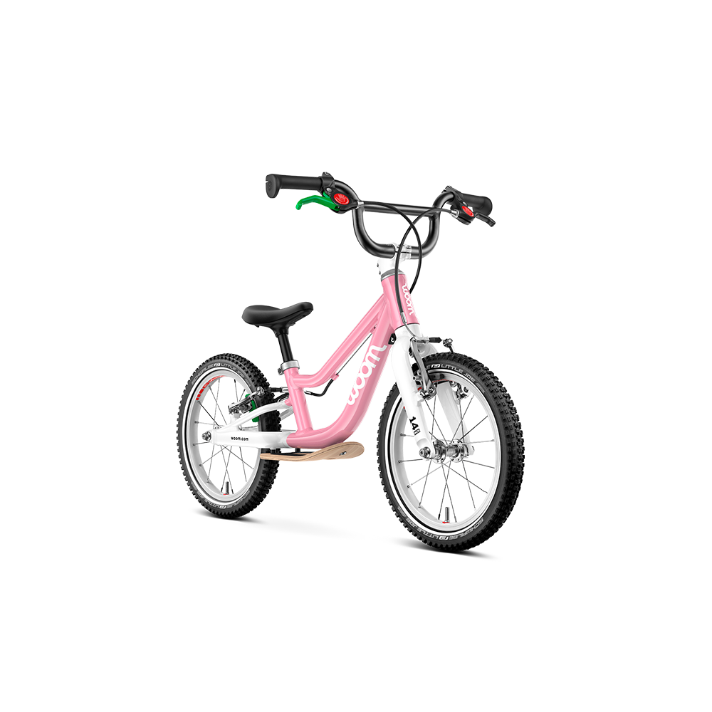 Woom GO 1 Plus Balance Bike Powder Pink