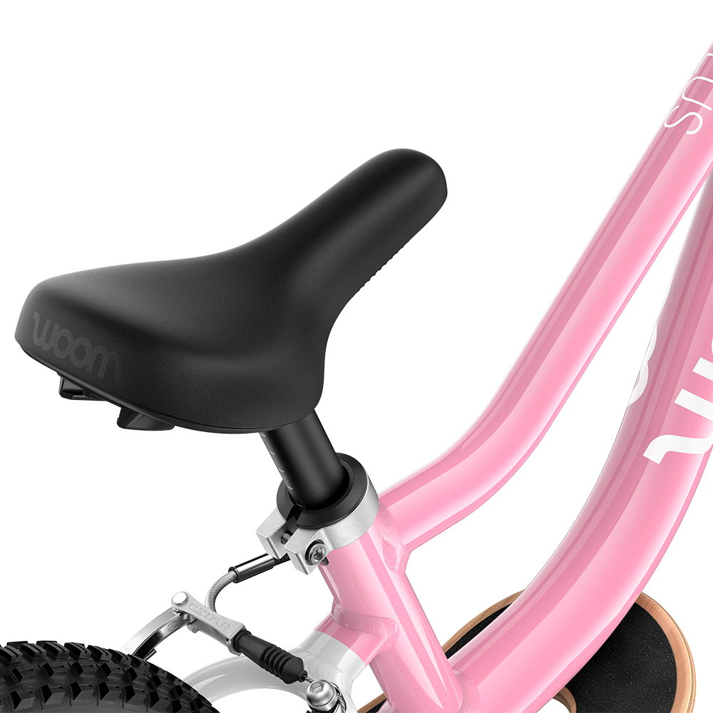 Woom GO 1 Plus Balance Bike Powder Pink