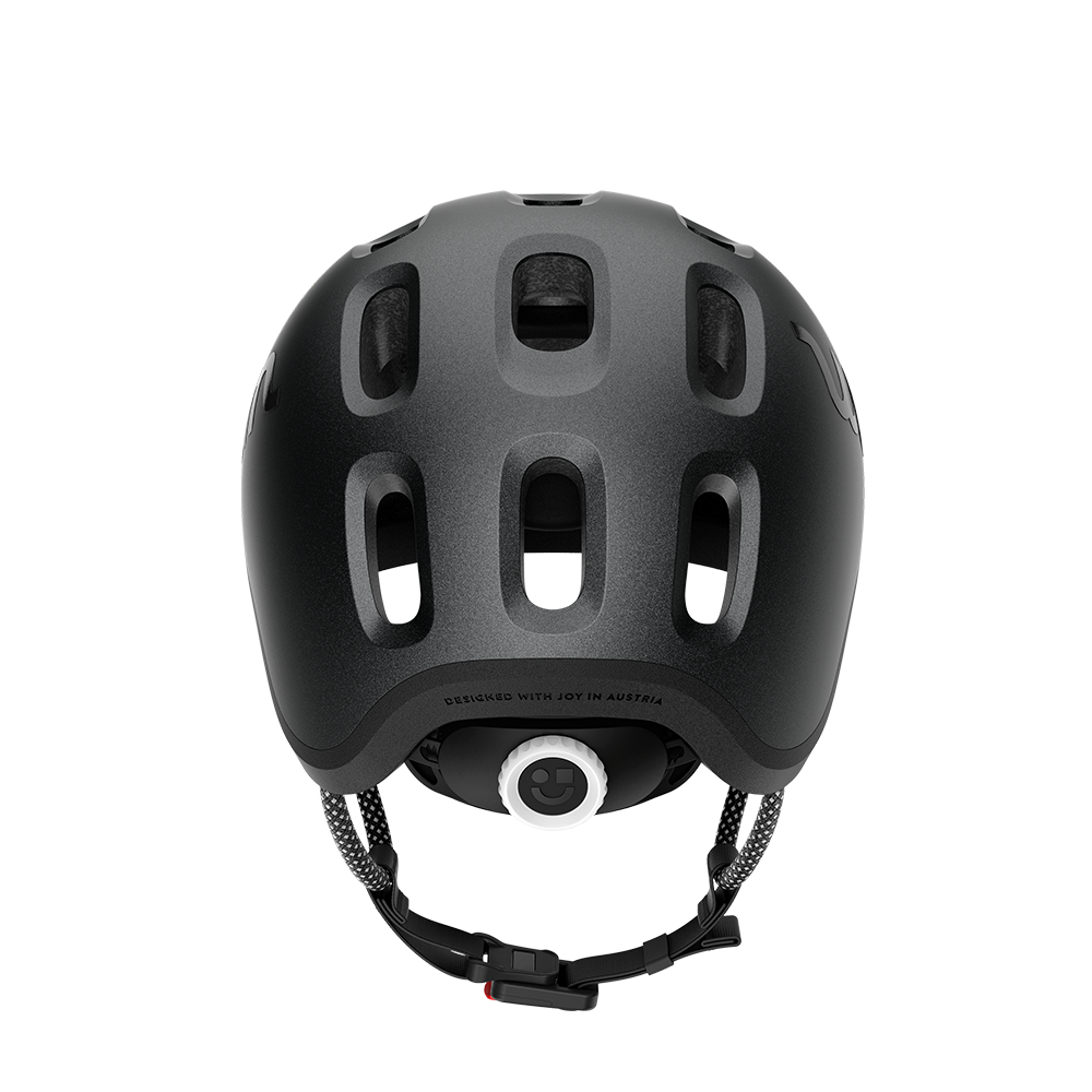 Casque enfant Woom 'READY' Charcoal Metallic