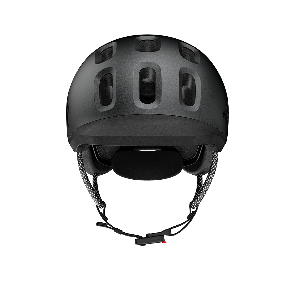 Casque enfant Woom 'READY' Charcoal Metallic