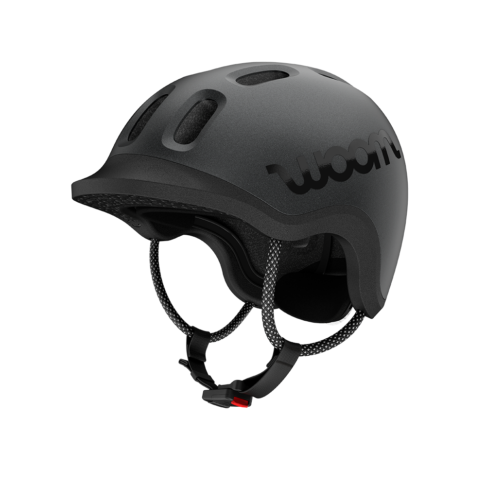 Casque enfant Woom 'READY' Charcoal Metallic