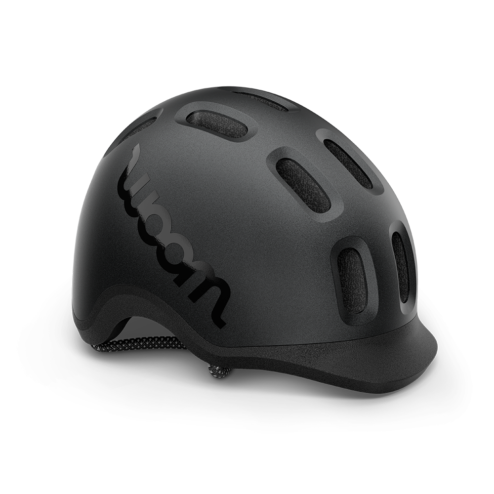 Casque enfant Woom 'READY' Charcoal Metallic