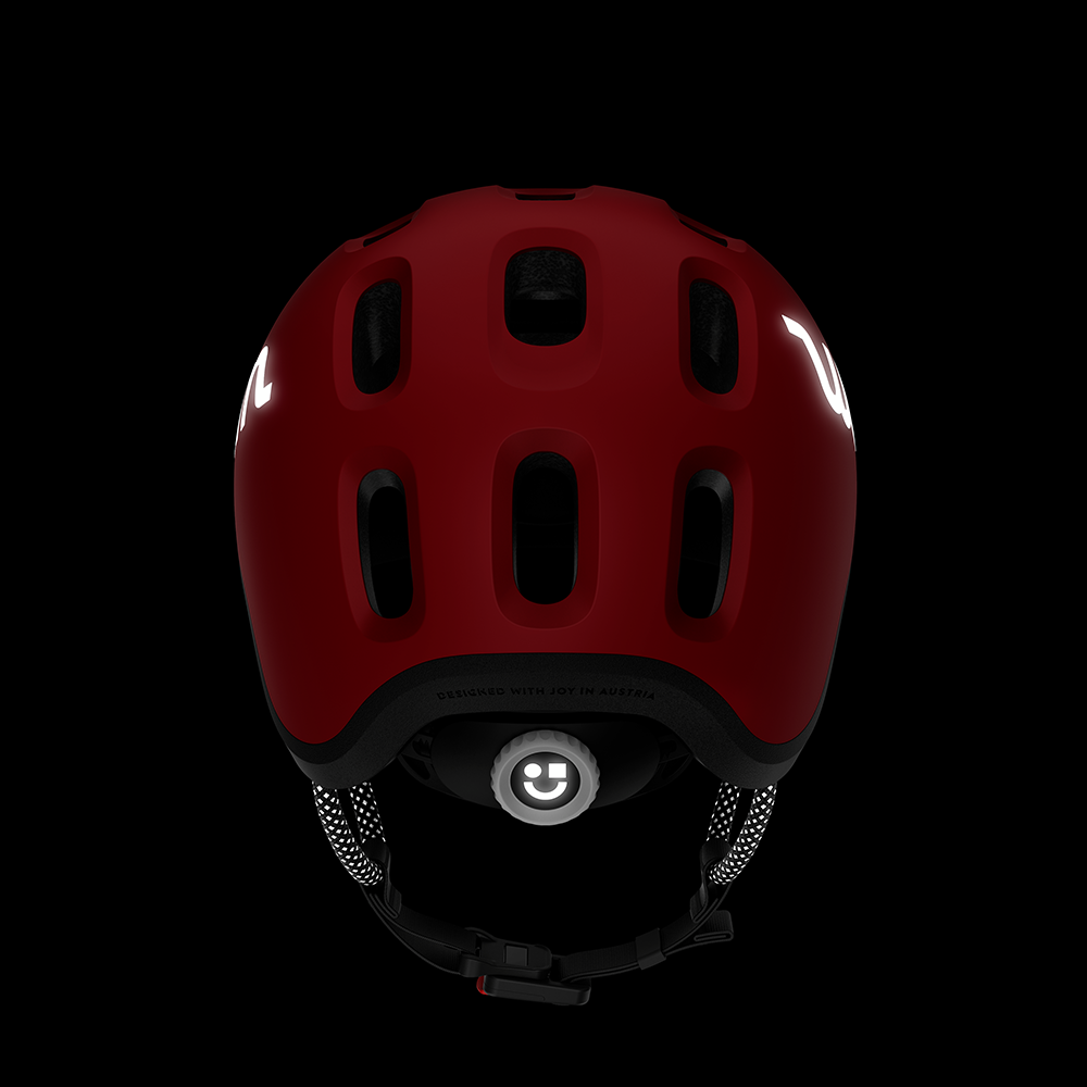 Woom Kids' Helmet 'READY' Red