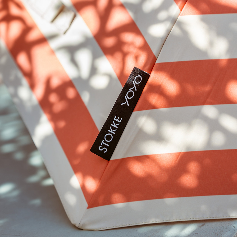 Stokke®  YOYO³ 6+ 'Riviera Collection' Summerkit mit Bezug, Sonnenschirm und Beach Bag Capri