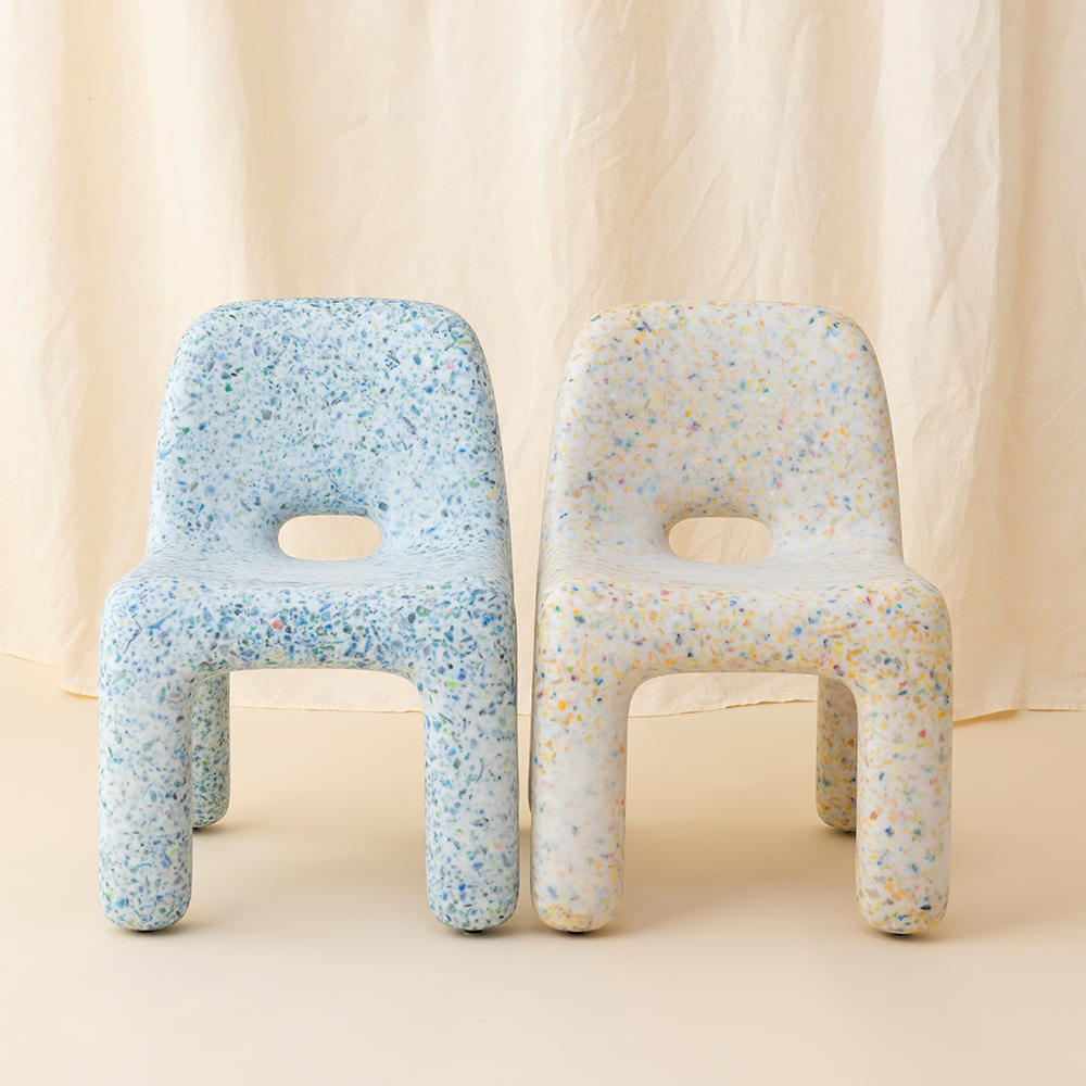 Chaise enfant EcoBirdy 'Charlie' blanc cassé
