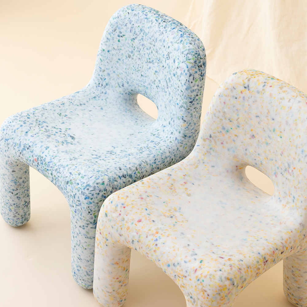 Chaise enfant EcoBirdy 'Charlie' blanc cassé