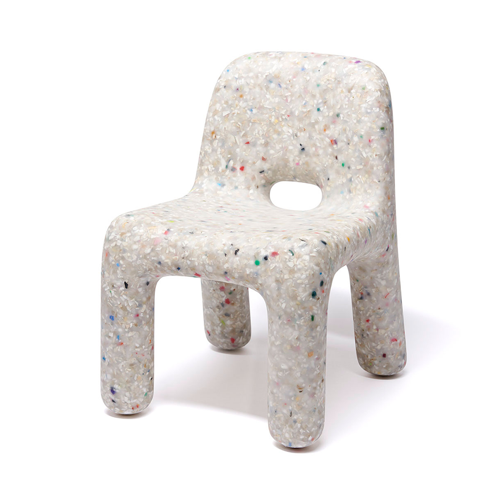 Chaise enfant EcoBirdy 'Charlie' blanc cassé