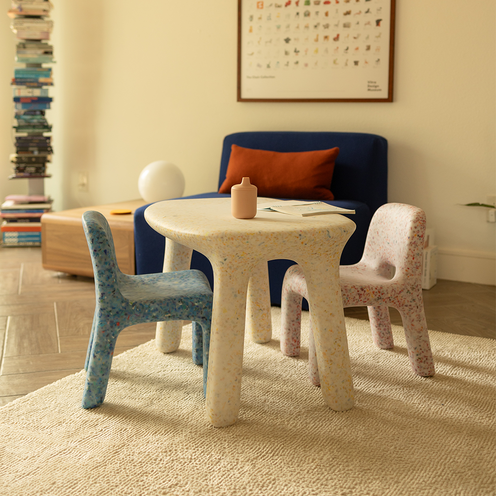 Table pour enfants EcoBirdy 'Luisa' Vanille