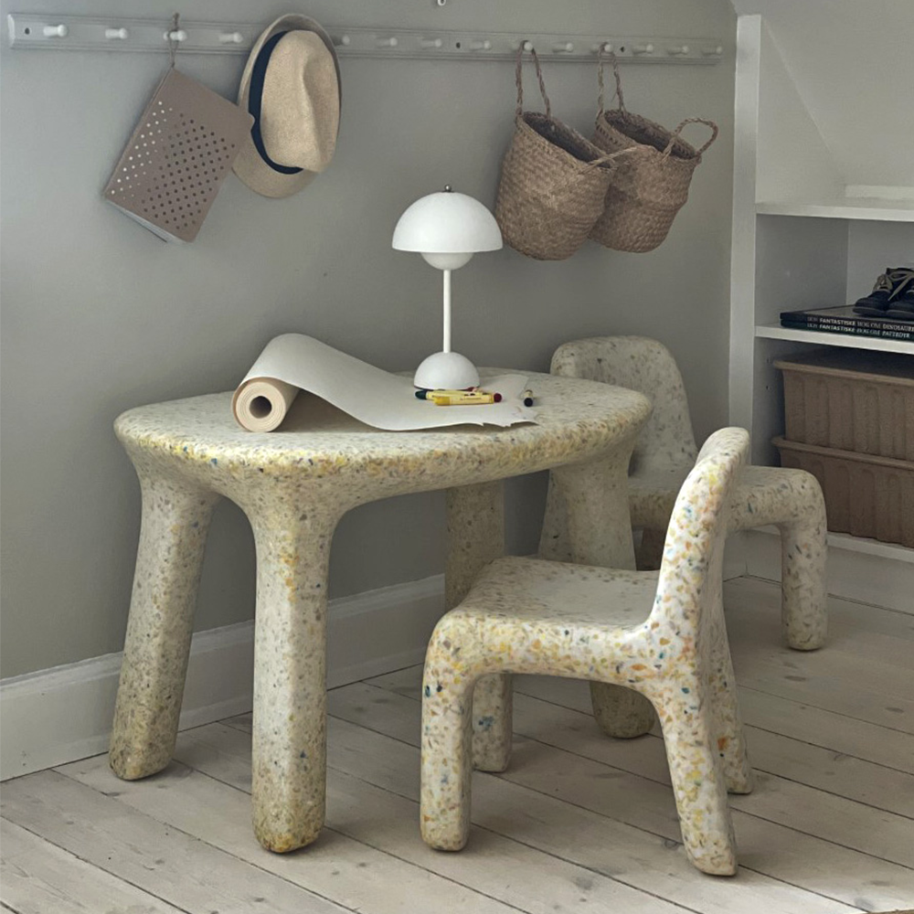Table pour enfants EcoBirdy 'Luisa' Vanille
