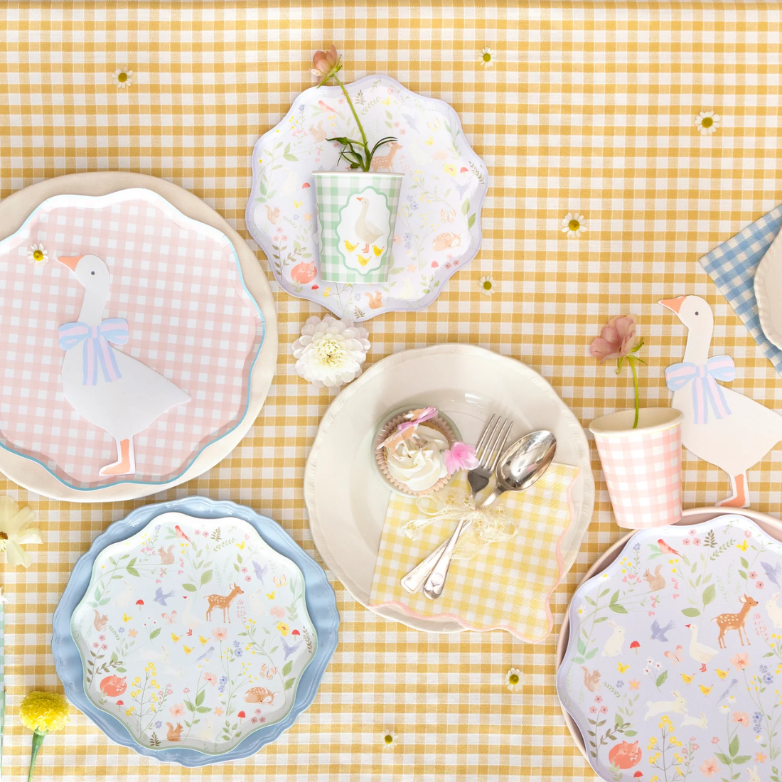 Meri Meri Party Plates Little Animals