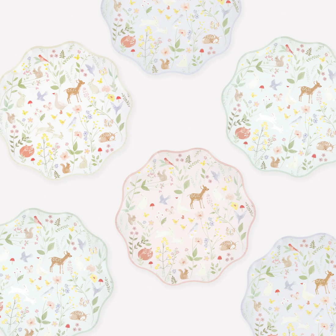 Meri Meri Party Plates Little Animals