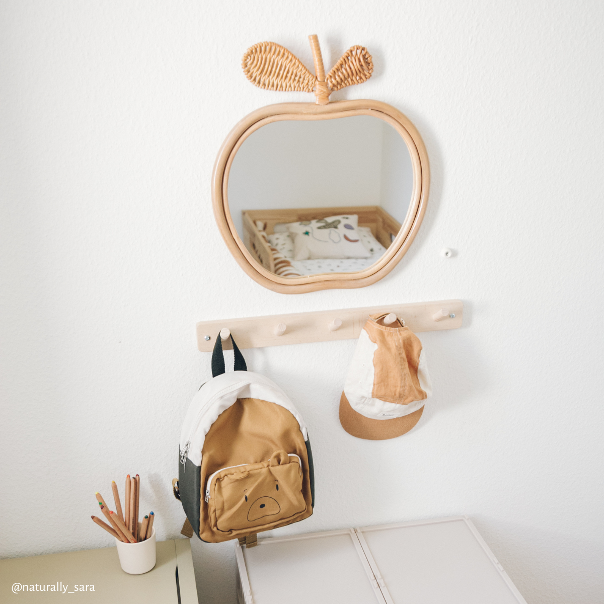Kids Concept  Hakenleiste mit 5 Haken 'Saga'  Natur - Online MY SNOWFLAKE