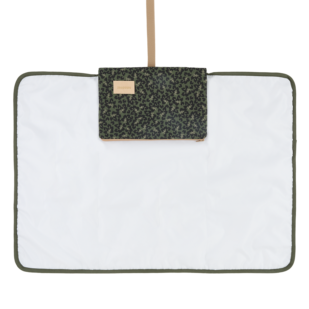 Nobodinoz Matelas à langer imperméable « Hyde Park » Forest Yumiko