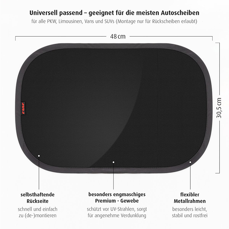 Autosonnenschutz von reer Travel Kid Sun Pure. 