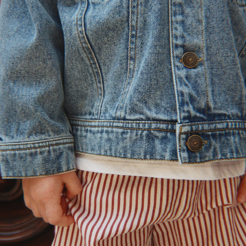 Konges Sløjd Shorts aus Baumwolle 3er-Set 'Azur' Butter Multi Stripe