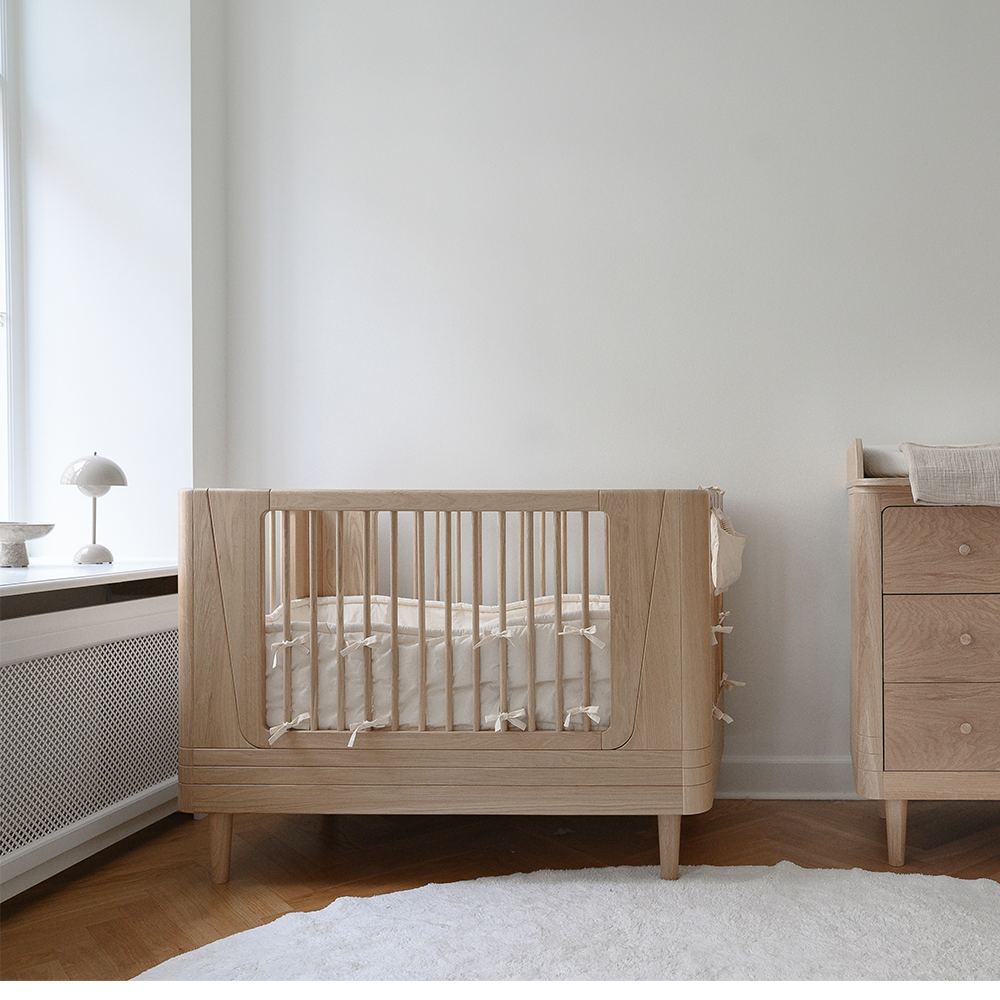 We Are Bitte Babybett 68 x 120 'Nature 2.0' Oak - Online MY SNOWFLAKE