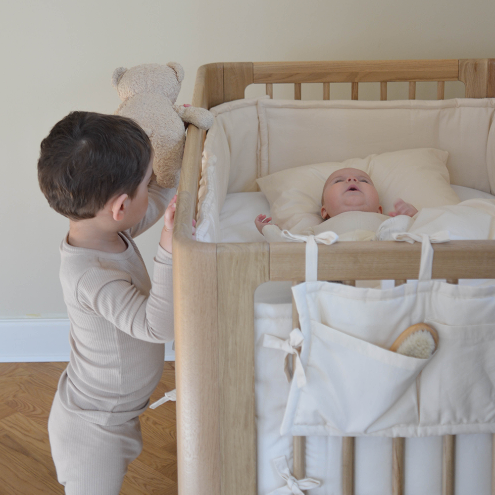 We Are Bitte Babybett 68 x 120 'Nature 2.0' Oak - Online MY SNOWFLAKE