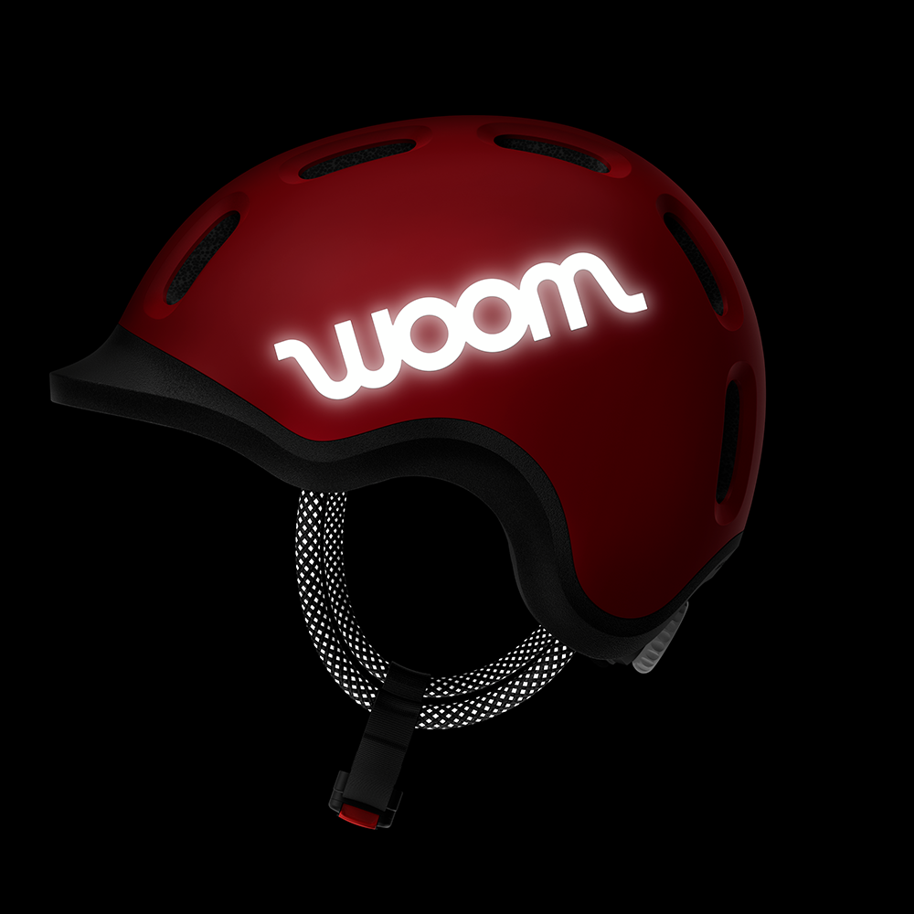Woom Kids' Helmet 'READY' Red