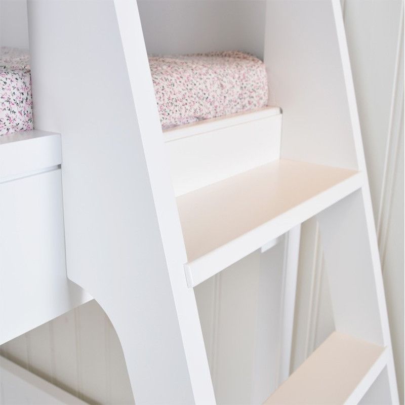 Oliver Furniture <br/> Hochbett Seaside <br/> Weiss 90 x 200 cm,Hochbetten, Oliver Furniture - SNOWFLAKE kindermöbel concept store