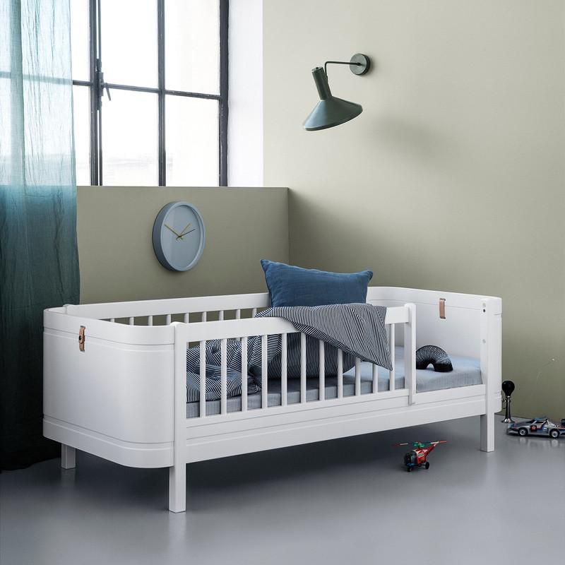 Oliver Furniture <br/> Babybett (und Kinderbett) Wood Mini+ <br/> Weiss,Babybetten, Oliver Furniture - SNOWFLAKE kindermöbel concept store