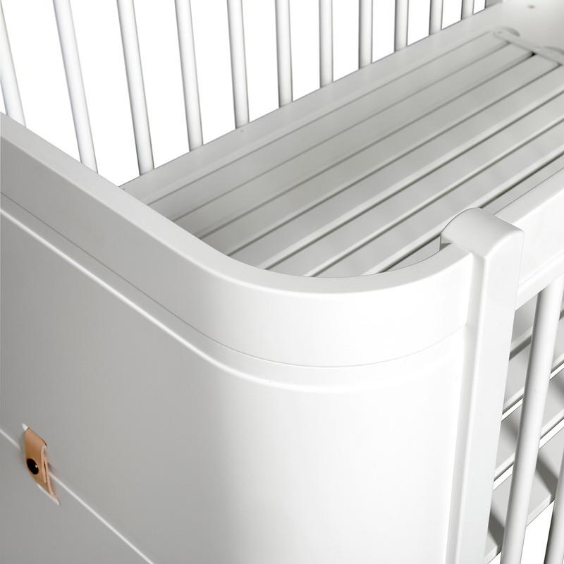 Oliver Furniture <br/> Babybett (und Kinderbett) Wood Mini+ <br/> Weiss,Babybetten, Oliver Furniture - SNOWFLAKE kindermöbel concept store
