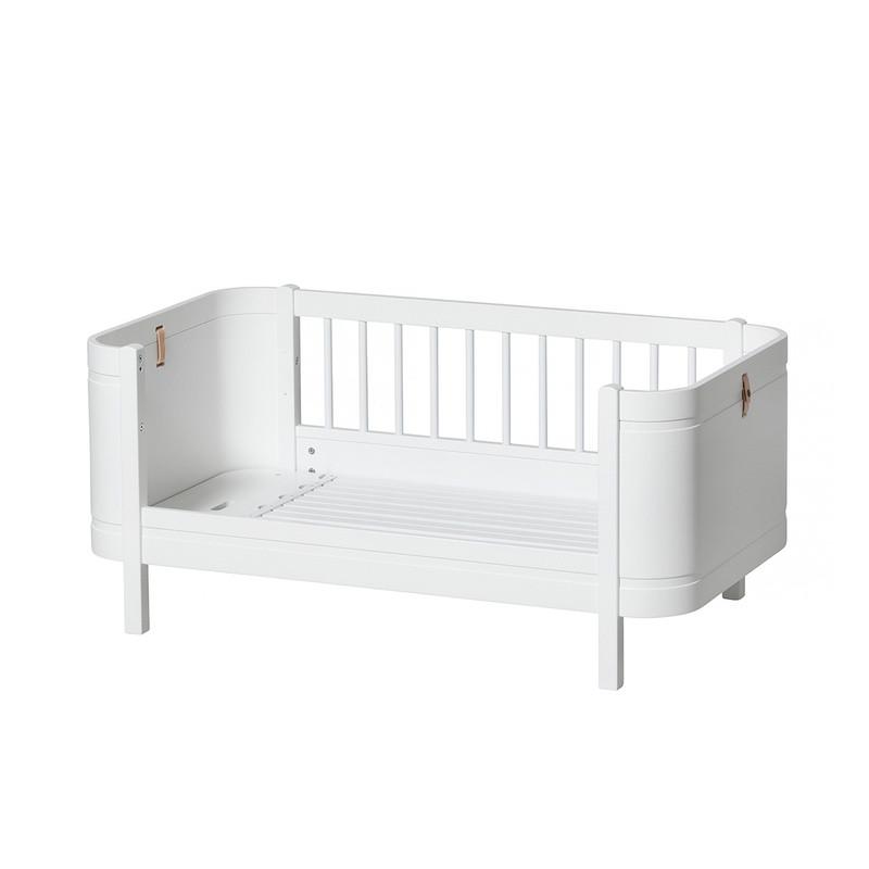 Oliver Furniture <br/> Babybett (und Kinderbett) Wood Mini+ <br/> Weiss,Babybetten, Oliver Furniture - SNOWFLAKE kindermöbel concept store
