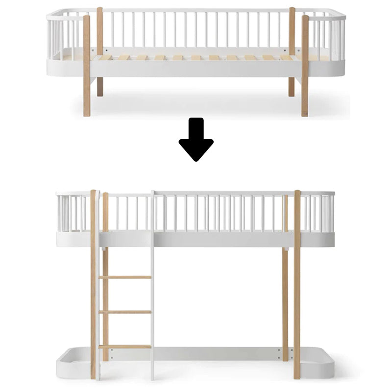 Oliver Furniture Umbau-Set vom Bettsofa zum halbhohen Hochbett