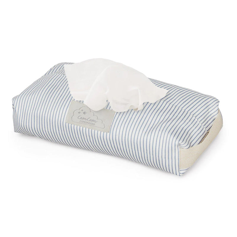 Cam Cam Copenhagen  Feuchttücher-Cover  Classic Stripes Blue - Online MY SNOWFLAKE