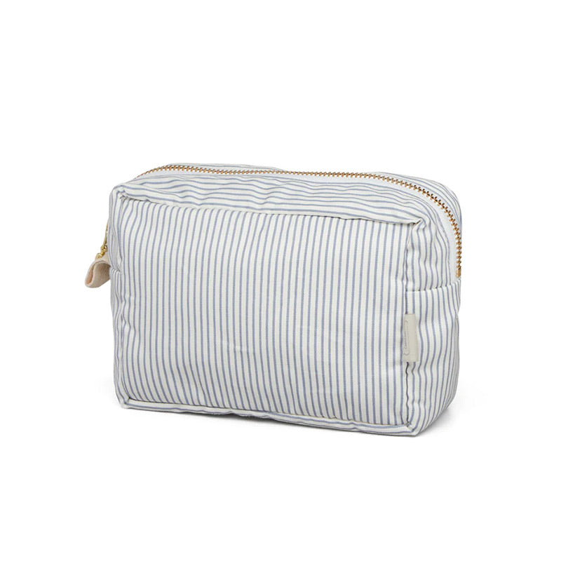 Cam Cam Copenhagen  Kosmetiktasche klein  Classic Stripes Blue - Online MY SNOWFLAKE