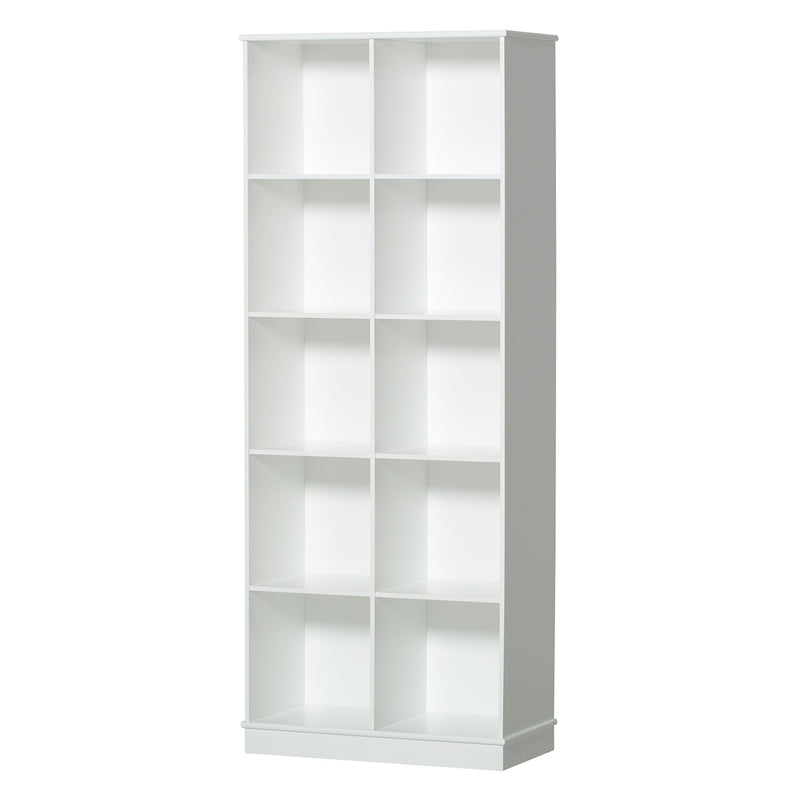 Oliver Furniture  Wood Standregal 2x5 Fächer m. Sockel  Weiss - Online MY SNOWFLAKE
