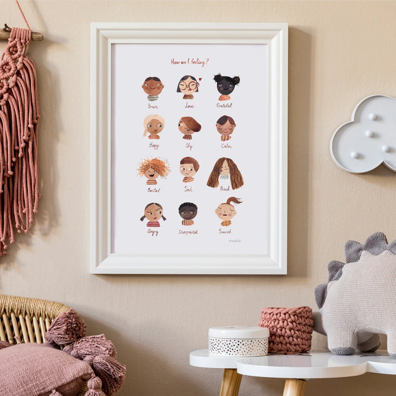 Mushie  Poster 50 x 70 cm  Feelings - Online MY SNOWFLAKE
