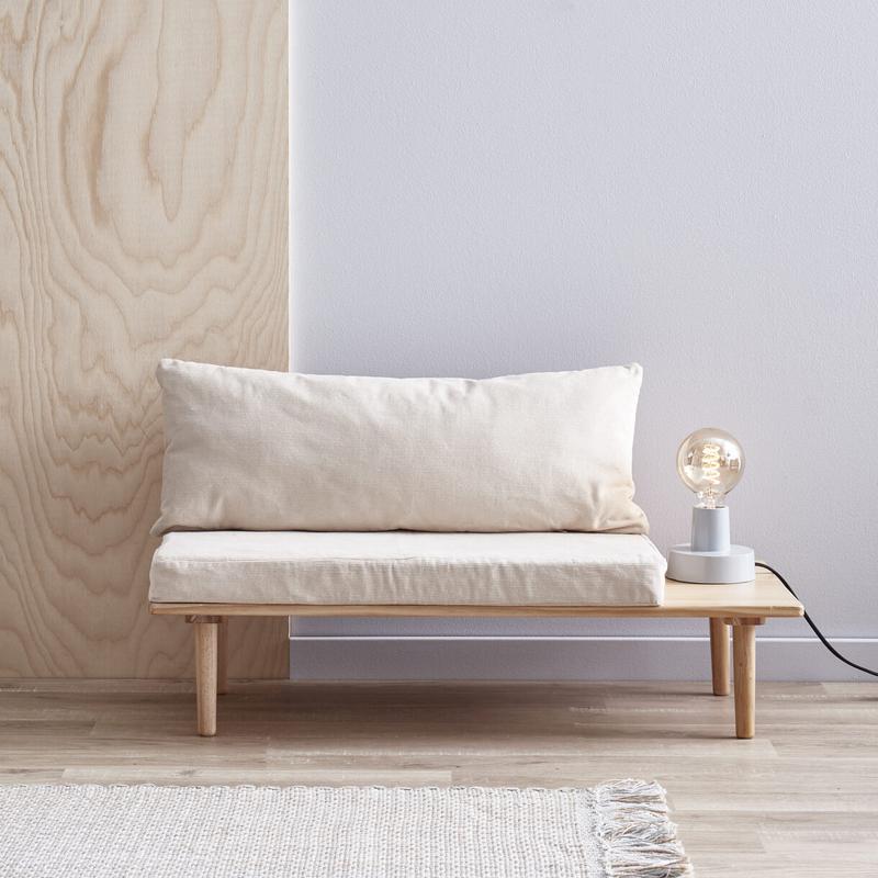 Kids Concept Canapé pour enfants « Saga » naturel/beige