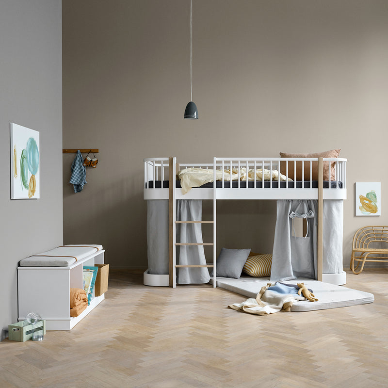 Oliver Furniture  Original Vorhang 128 cm Wood  Grau