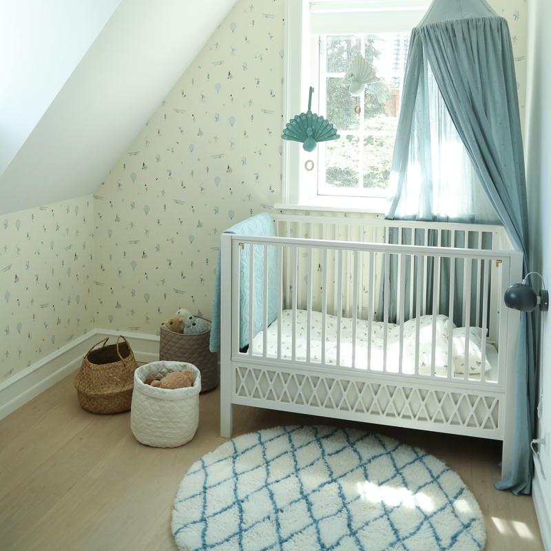 Cam Cam Copenhagen  Harlequin Babybett  White 60 x 120 cm - Online MY SNOWFLAKE