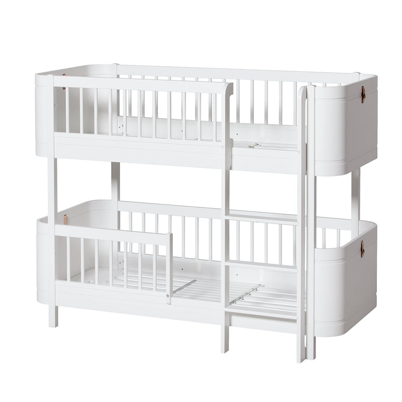 Oliver Furniture  Wood Mini+ Halbhohes Etagenbett  Weiss - Online MY SNOWFLAKE
