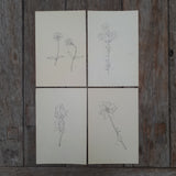 Blumen, 4 Stück