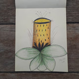Fantasieblumen Zeichenheft