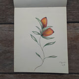 Fantasieblumen Zeichenheft