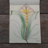 Fantasieblumen Zeichenheft