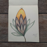 Fantasieblumen Zeichenheft