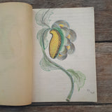 Fantasieblumen und Symbole Zeichenheft