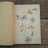 Fantasieblumen und Symbole Zeichenheft
