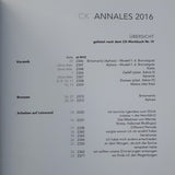CHRISTOPH KIEFHABER, Annales 2016