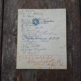 Menükarten, PASSAGIERDAMPFER "ARGENTINA"
