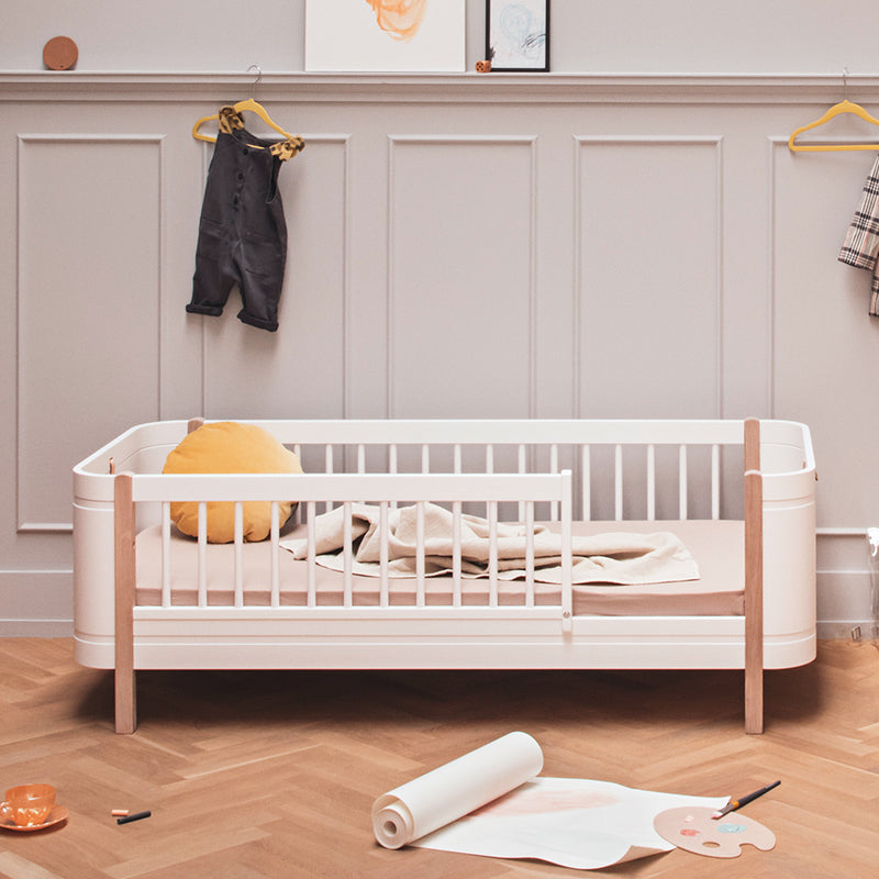 Oliver Furniture  Umbauset Wood Mini+ halbhohes Hochbett zum Juniorbett  Weiss/Eiche - Online MY SNOWFLAKE