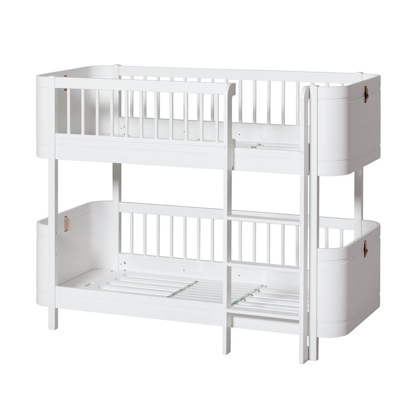 Oliver Furniture  Wood Mini+ Halbhohes Etagenbett  Weiss - Online MY SNOWFLAKE